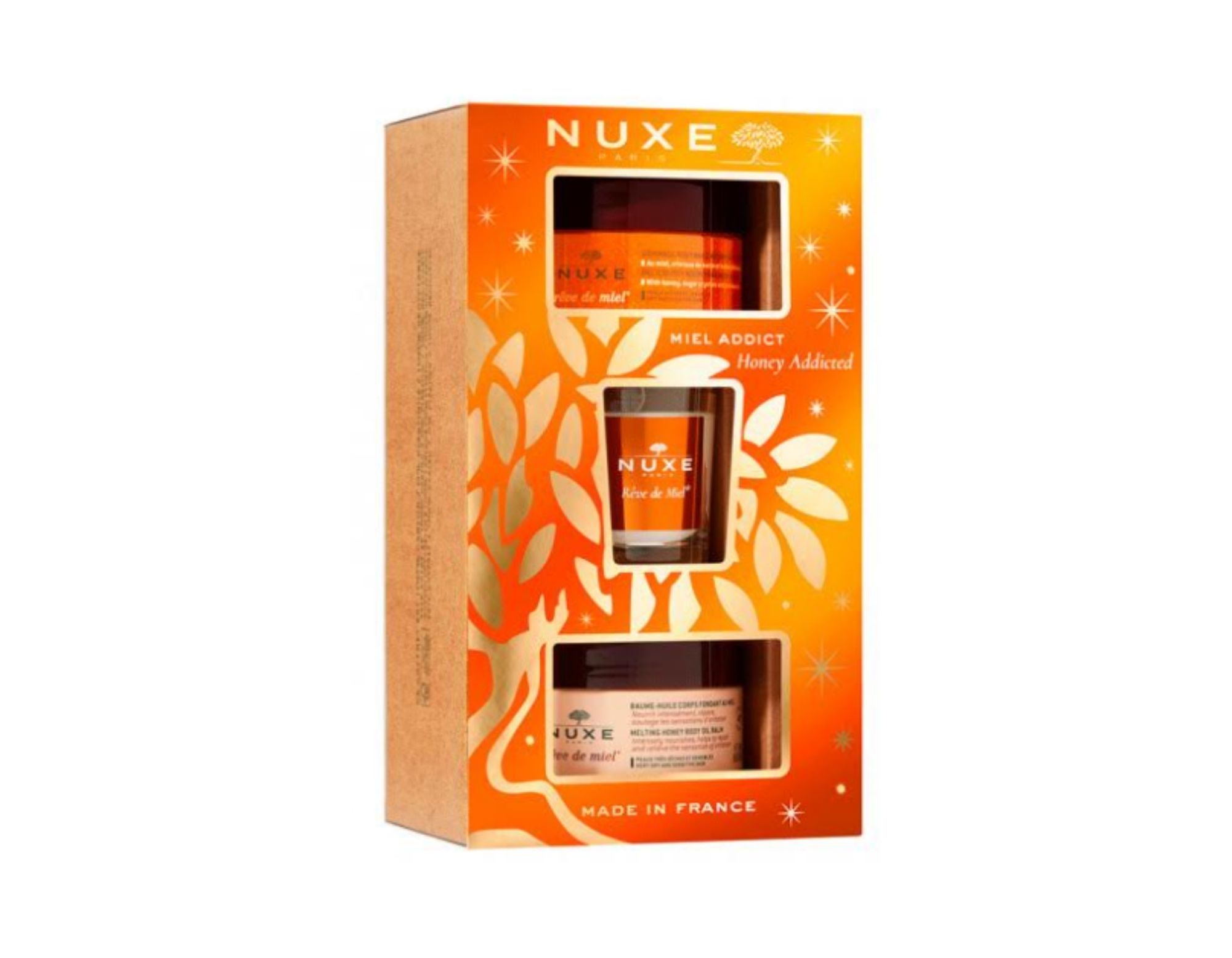 Nuxe gift set rêve de miel honey addicted