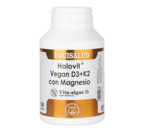 Holovit Vegan D3 K2 Con Magnesio 180caps Equisalud