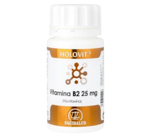 Holovit Vitamina B2 25Mg Riboflavina 50caps Equisalud