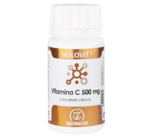 Holovit Vitamina C 500Mg L-Ascorbato C Alcico 50caps Equisalud