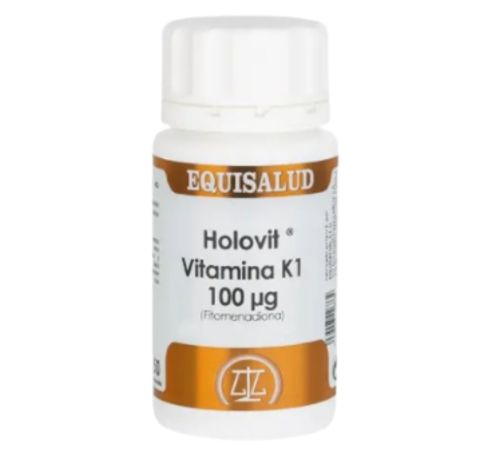 Holovit Vitamina K1 100 µg Fitomenadiona 50caps Equisalud