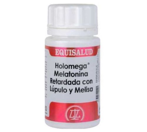 Holomega Melatonina Retardada con Lupulo y Melisa 50caps Equisalud