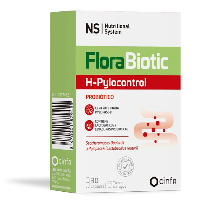 NS FLORABIOTIC H-PYLOCONTROL 28 CAPSULAS