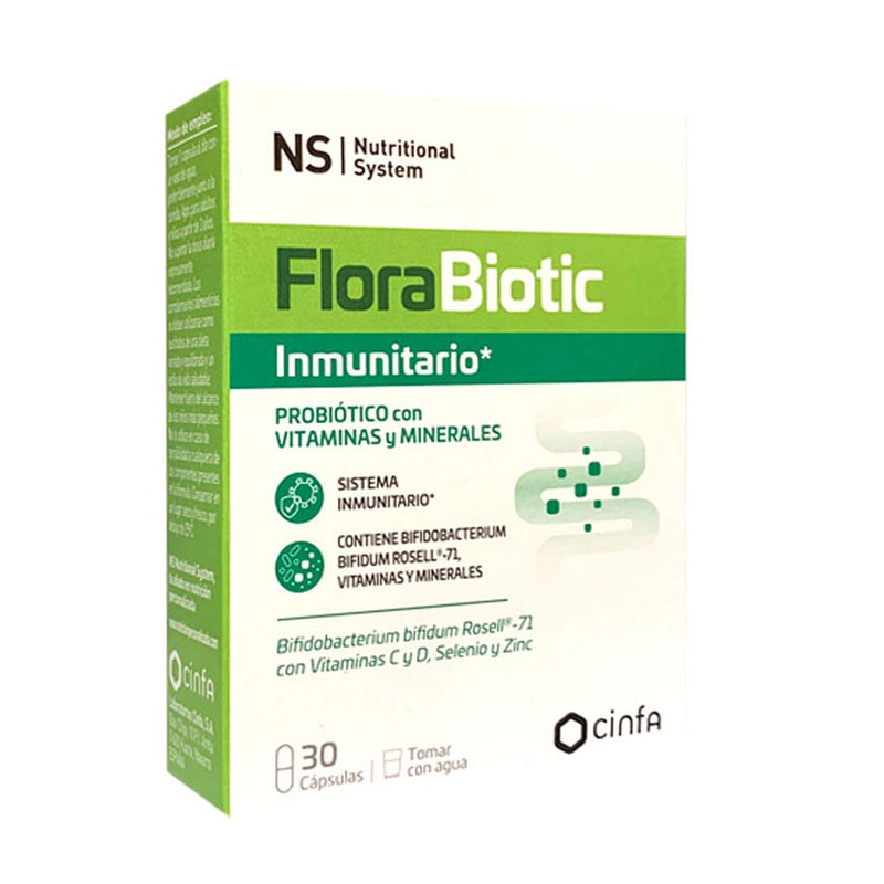 NS FLORABIOTIC INMUNITARIO 30 CAPSULAS