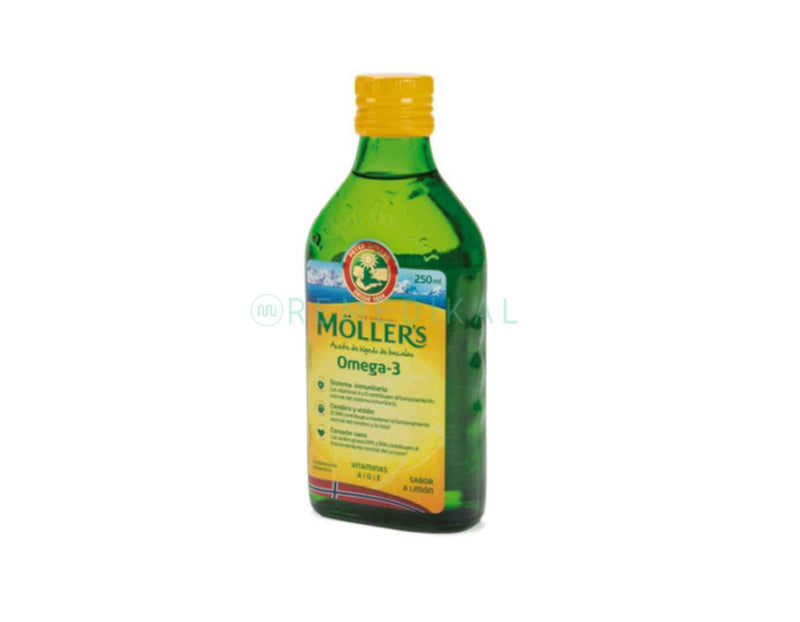 MOLLER'S ACEITE DE BACALAO LIMÓN 250ML